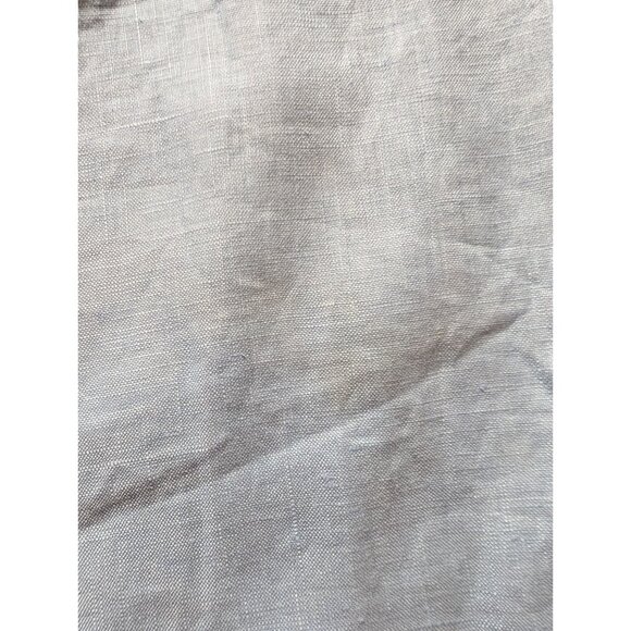 L.L.Bean Womens Light Blue Linen Sleeveless Embroidered Dress Size 12 Regular - Picture 4 of 8